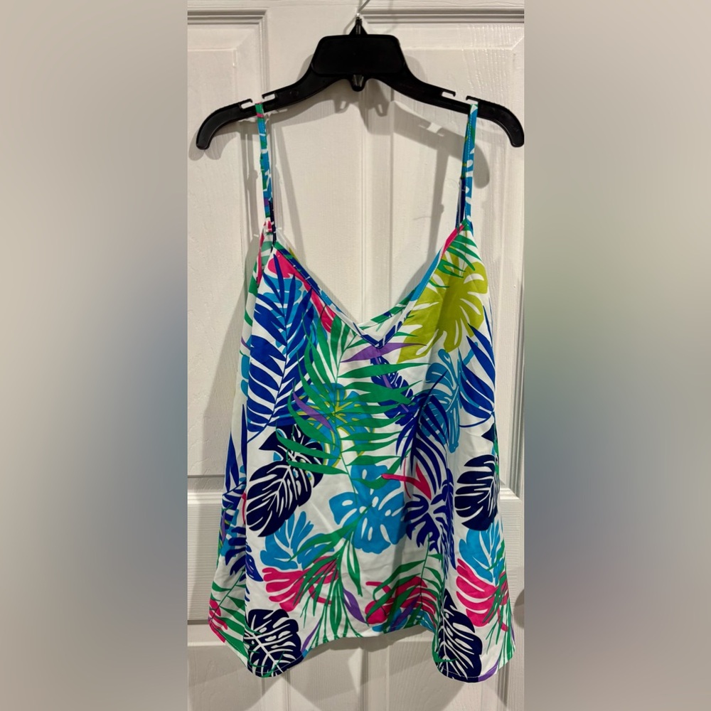 Tropical Print Top